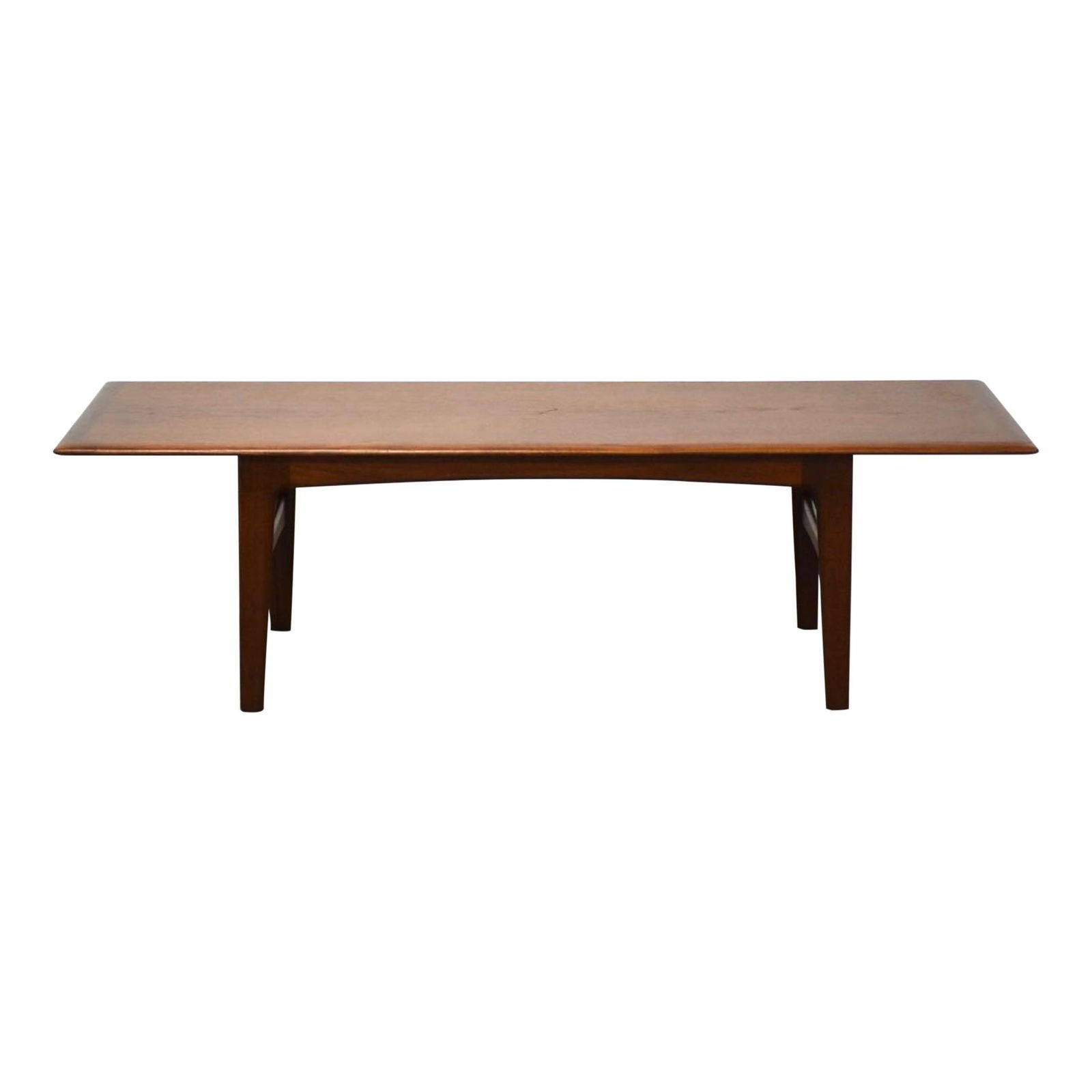 Mid Century Danish Modern Teak Coffee Table 59 inches (1 of 6)