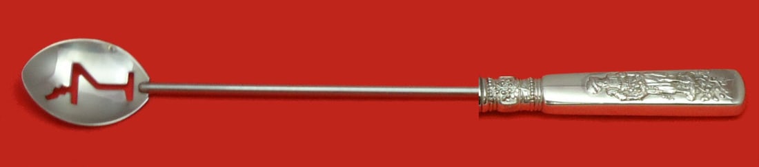 Gorham Fontainebleau Sterling Silver Martini Spoon Custom Made 10": Gorham Fontainebleau Sterling Silver Martini Spoon Custom Made 10" This exquisite martini spoon is crafted from high-quality sterling silver and features a hollow handle with a stainless implement. Th