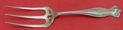 Towle Canterbury Sterling Silver 9 Inch Toast Fork Serving Piece: Towle Canterbury Sterling Silver 9 Inch Toast Fork Serving Piece This exquisite Canterbury by Towle sterling silver toast fork features a pierced design and measures 9 inches in length. Crafted betwee