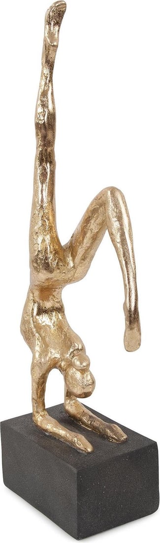 Howard Elliott Gold Yoga Sculpture Contemporary 16.5H (1 of 7)