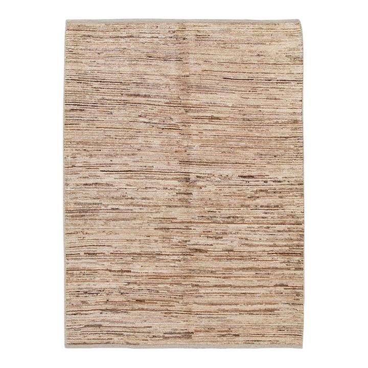 Handmade Beige Abstract Wool Rug Modern Moroccan Style 3'8 x 5' (1 of 10)