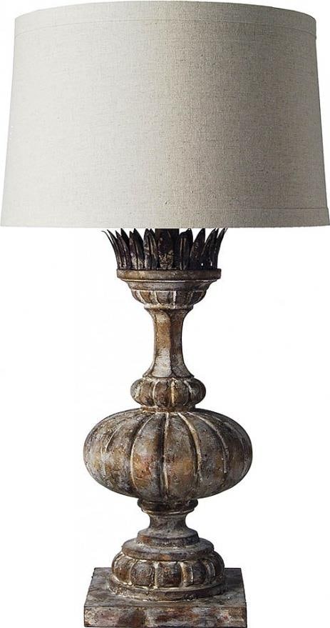 Provence Home Hand-Carved Ivory Table Lamp French Country Vintage Style: Provence Home Hand-Carved Ivory Table Lamp French Country Vintage Style This elegant vintage-style table lamp is a stunning addition to any home decor. Crafted with hand-carved details, it features a