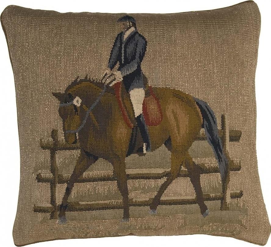 Provence Home Aubusson Equestrian Throw Pillow 20x20 Velvet: Provence Home Aubusson Equestrian Throw Pillow 20x20 Velvet Transform your living space with this luxurious Aubusson Equestrian Throw Pillow, designed to bring elegance and comfort to your home. This