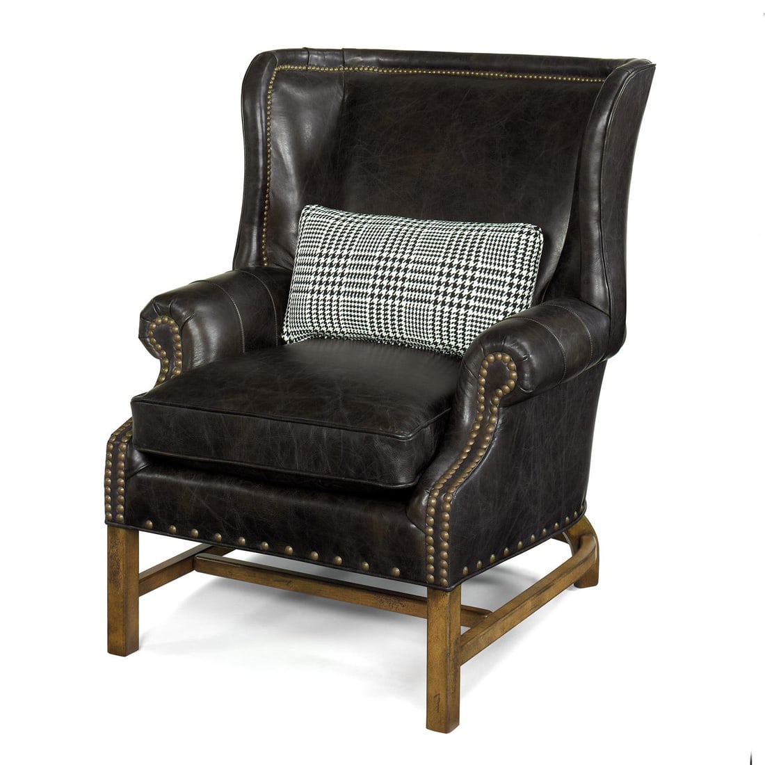 Handcrafted Chippendale Ebony Library Chair (1 of 1)