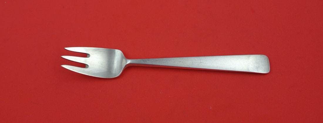Georg Jensen Margrethe Sterling Silver 3-Tine Salad Fork 6.5 Inch (1 of 2)