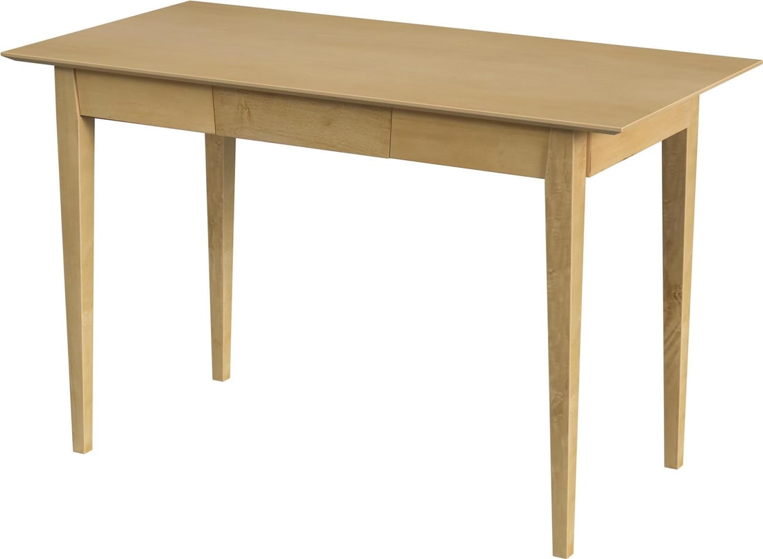 Butler Caelynn Mid-Century Desk Natural Mango Finish 48W: Butler Caelynn Mid-Century Desk Natural Mango Finish 48W This Butler Specialty Mid-Century Desk is a stylish addition to any workspace. Featuring a natural mango brown finish, this desk combines funct