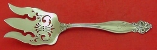 International Sterling Silver Salad Serving Fork Jeanne D' Arc 8 7/8 Inch (1 of 1)