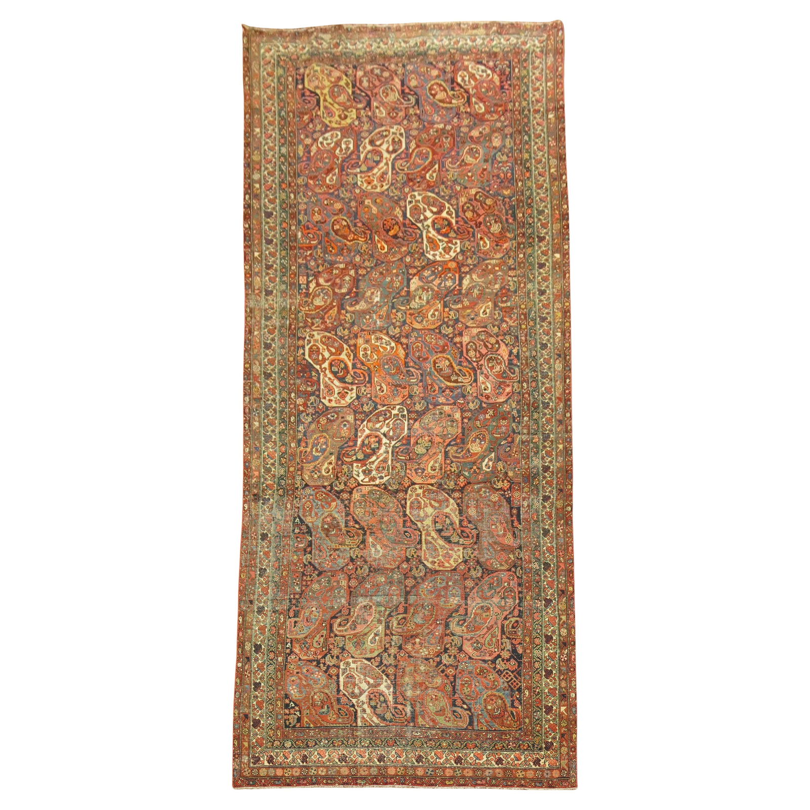 Zabihi Collection Persian Corridor Carpet 77 x 190 Wool Hand-Woven Tribal Design (1 of 10)