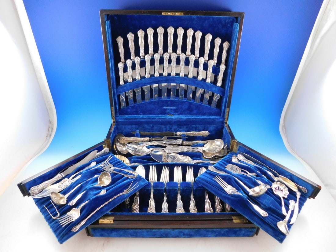 Whiting Imperial Queen Sterling Silver Flatware Set 167 Pieces Vintage Chest (1 of 12)