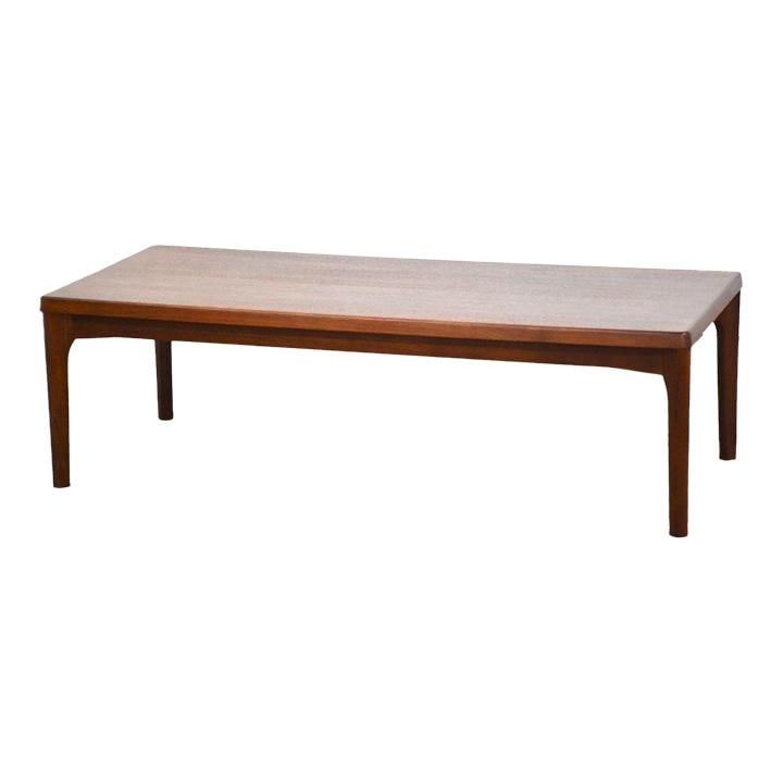 1960s Danish Modern Teak Coffee Table Professionally Refinished (1 of 5)