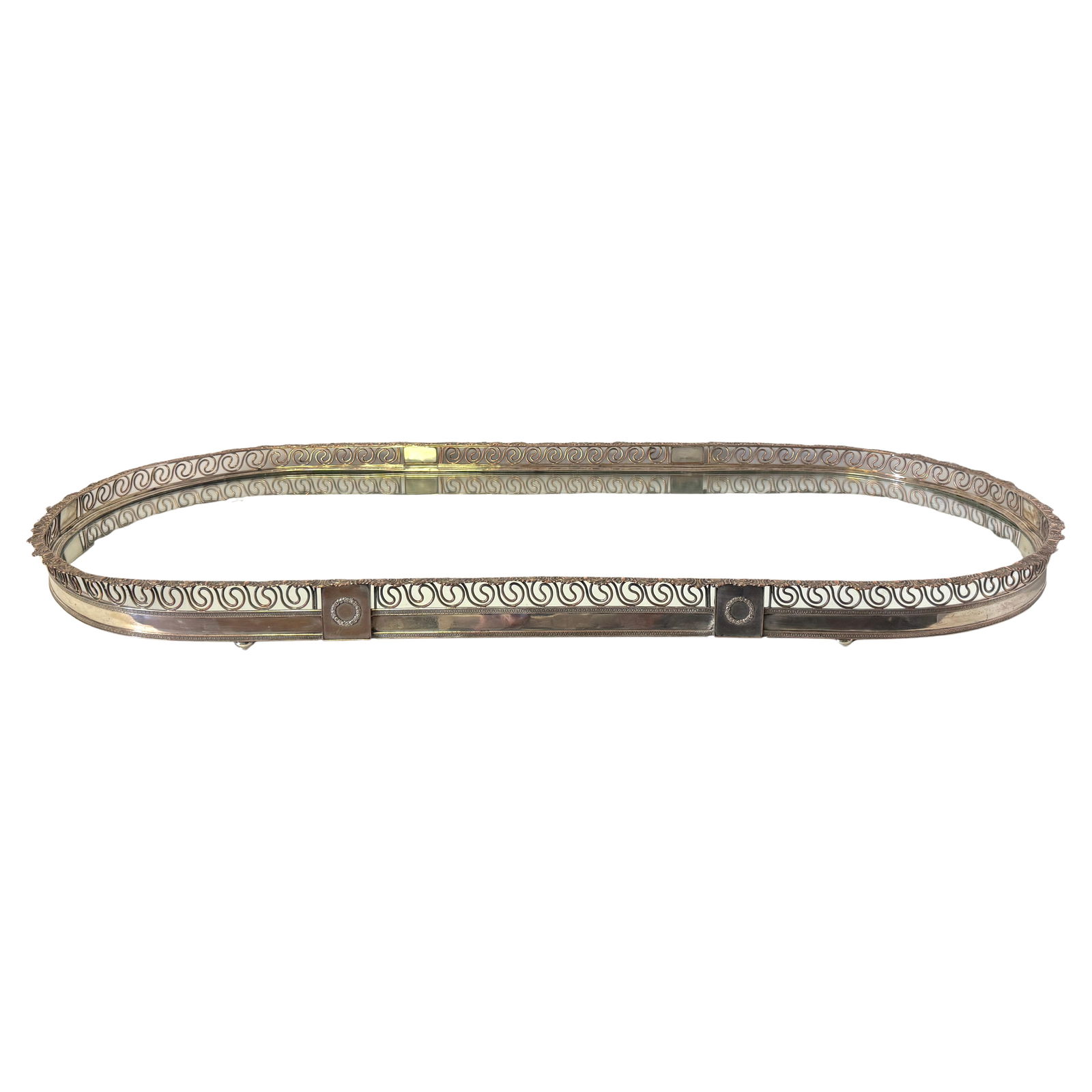 Monumental Sheffield Plate Mirrored Centerpiece Attributed to Boulton 1830 (1 of 13)