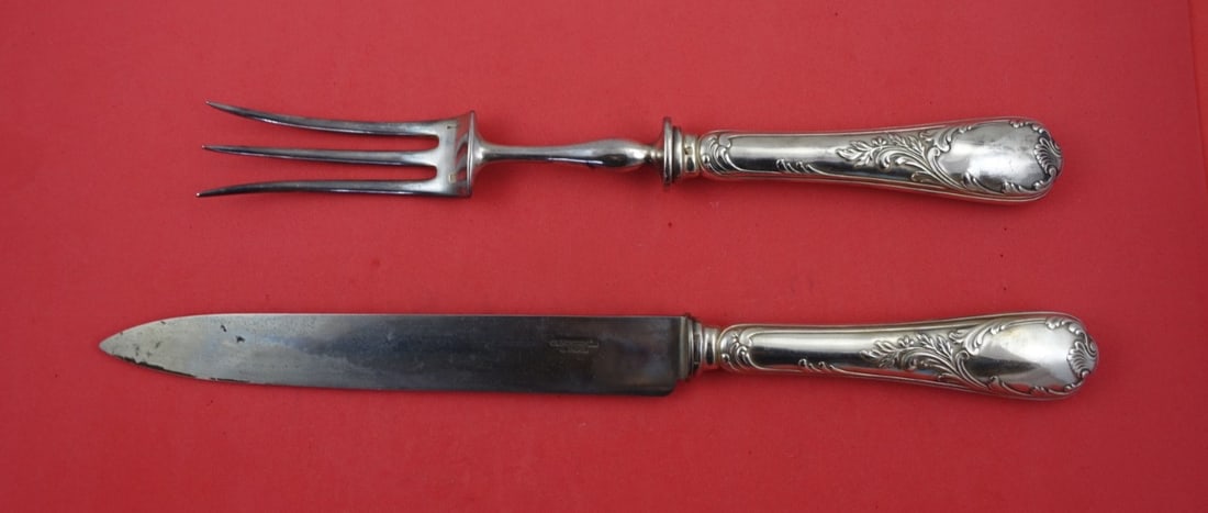 Christofle Marly Silverplate 2-Piece Roast Carving Set (1 of 2)