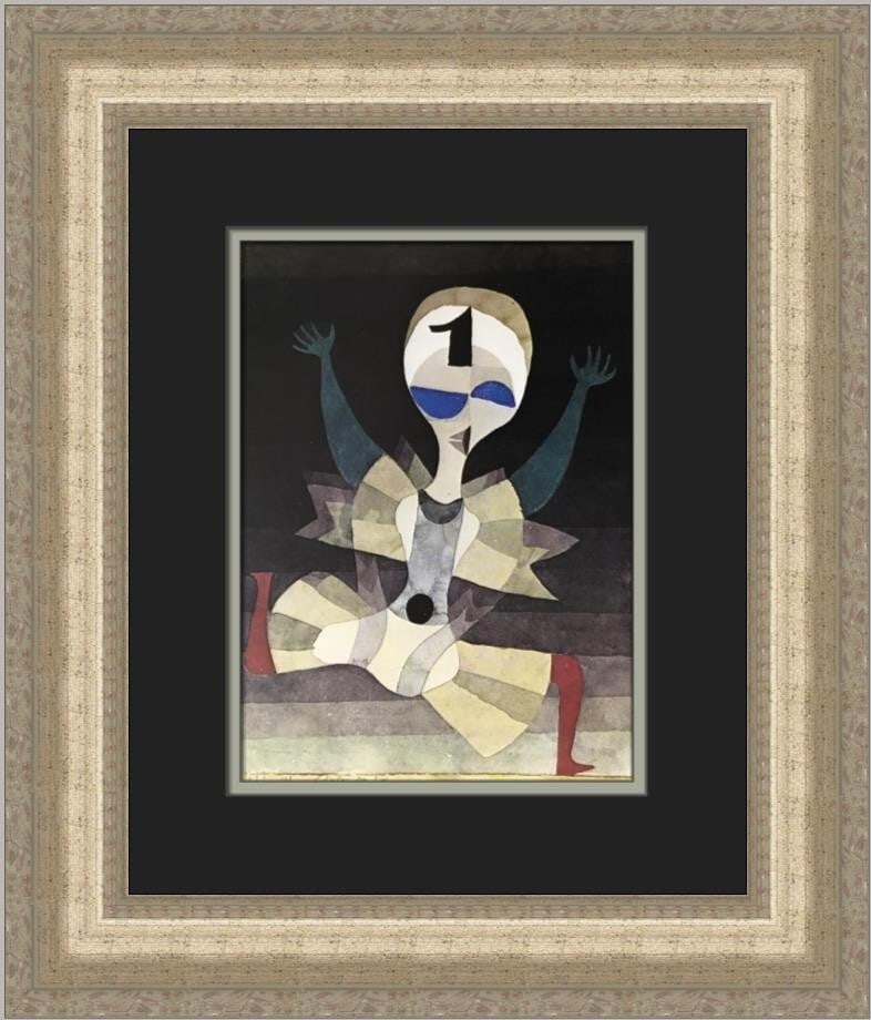 Paul Klee The Runner at the Goal Custom Framed Art Print (1 of 2)