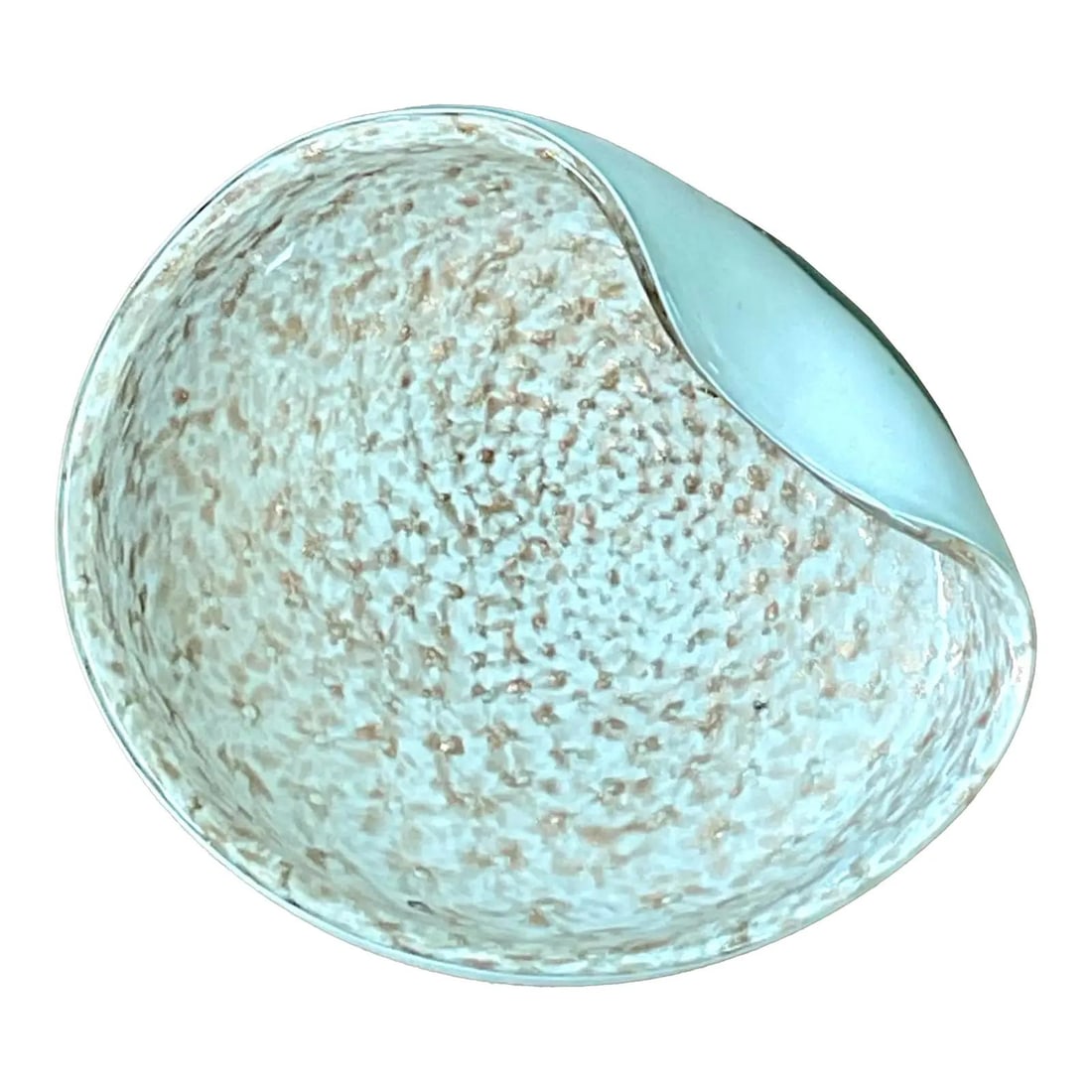 Vintage Italian Murano Art Glass Bowl with Avventurina (1 of 6)