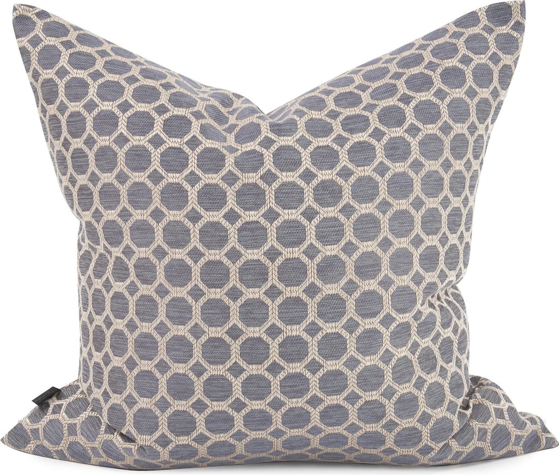 Howard Elliott Square Pillow 24x24 Steel Blue Contemporary Design (1 of 6)