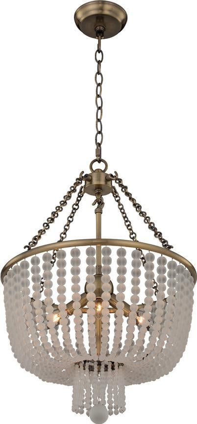 Kalco Esperanza Pendant Light Brushed Champagne Gold 4 Bulb Dimmable (1 of 1)