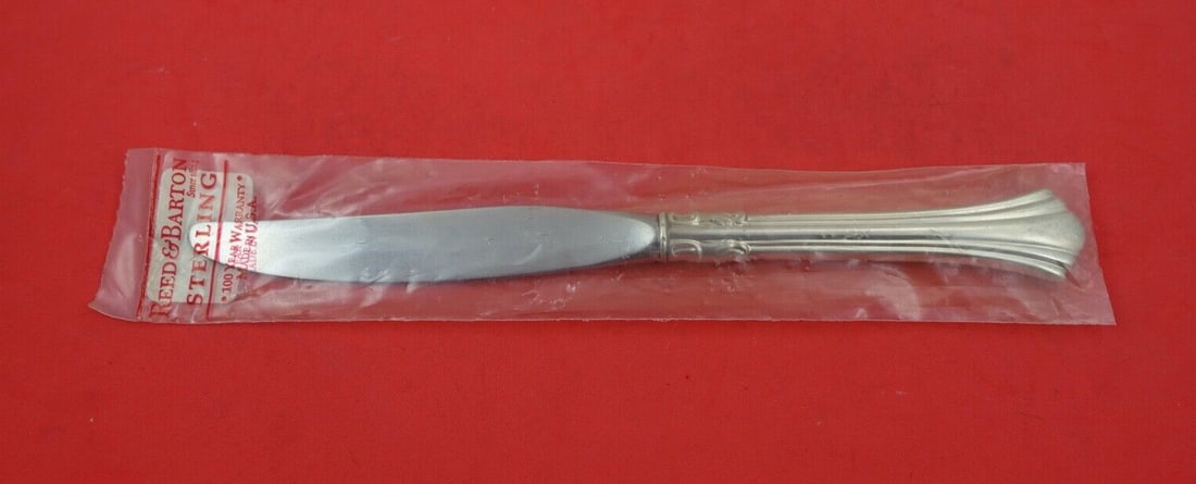 Reed & Barton Eighteenth Century Sterling Silver Dinner Knife 10" (1 of 2)