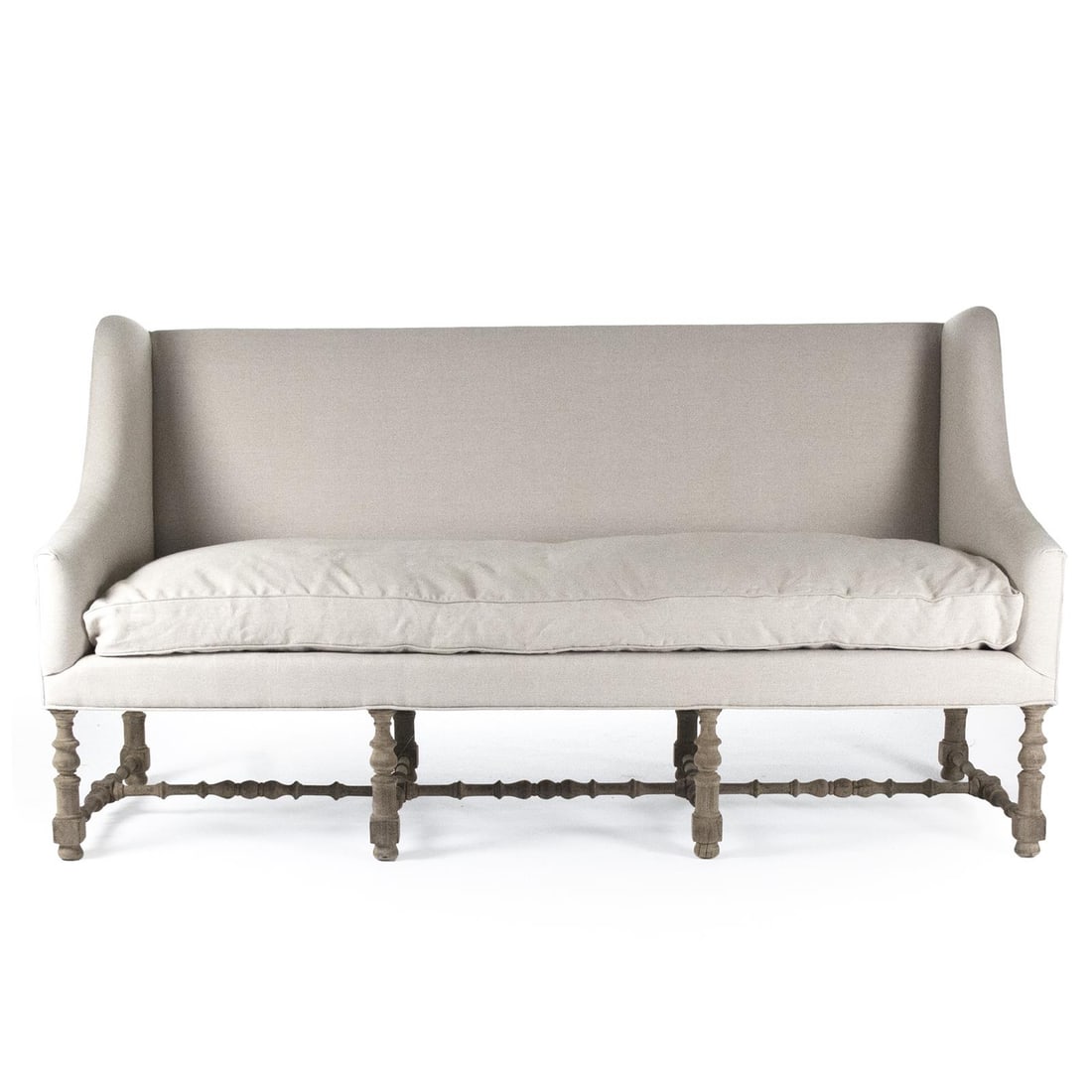 Zentique Traditional Alabaster Worden Bench 77in Stylish Seating (1 of 3)