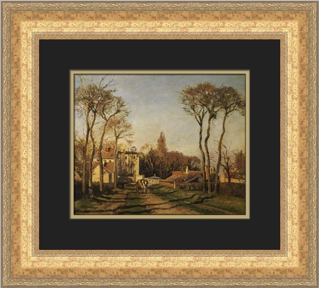 Camille Pissarro Entree Des Voisins Custom Framed Art Print 1977 (1 of 2)