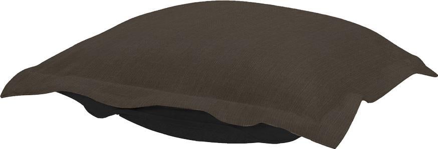 Howard Elliott Charcoal Gray Puff Ottoman Slipcover 24x24 Hand-Finished (1 of 1)