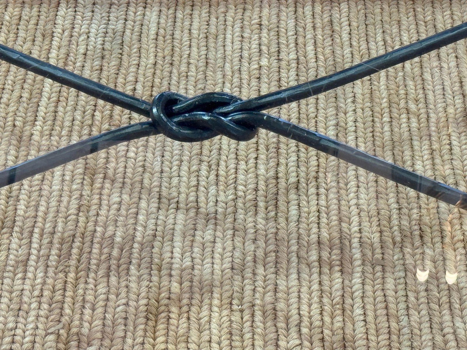 Monumental Serpent Coffee Table Forged Iron Glass in Manner of Diego Giacometti - 7