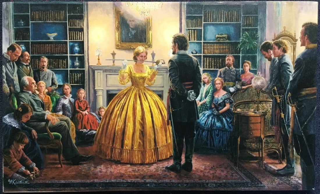 Mort Kunstler Blessing of the Sword AP Signed Limited Edition Giclee Print (1 of 5)