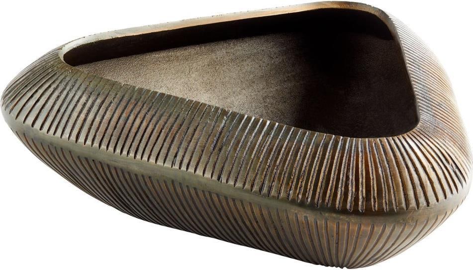 Cyan Prism Victorian Style Bronze Bowl 5.75H x 18W x 18L (1 of 2)