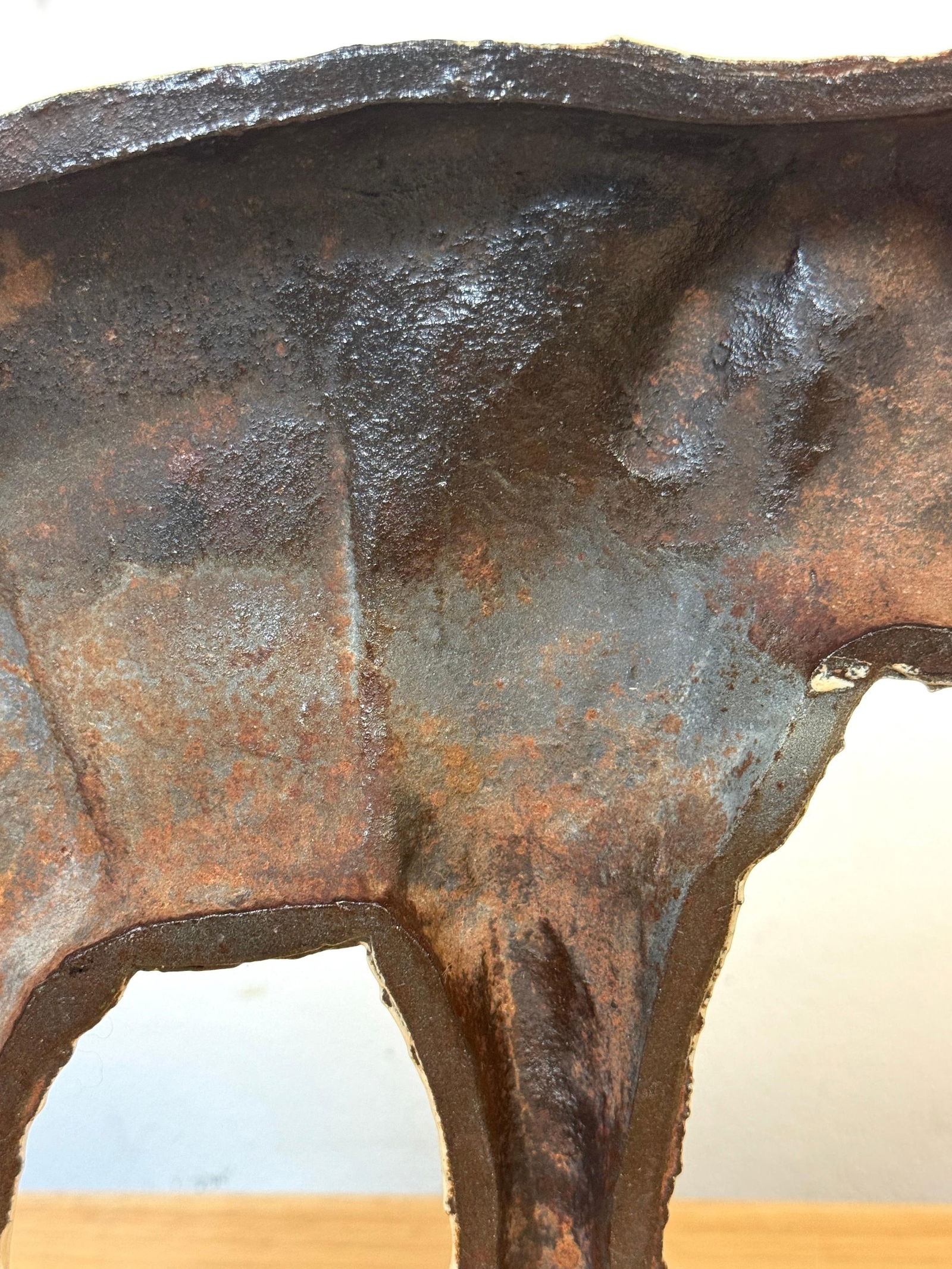 Rare 19th Century English Enamelled Cast Iron Jumbo Elephant Doorstop - 8