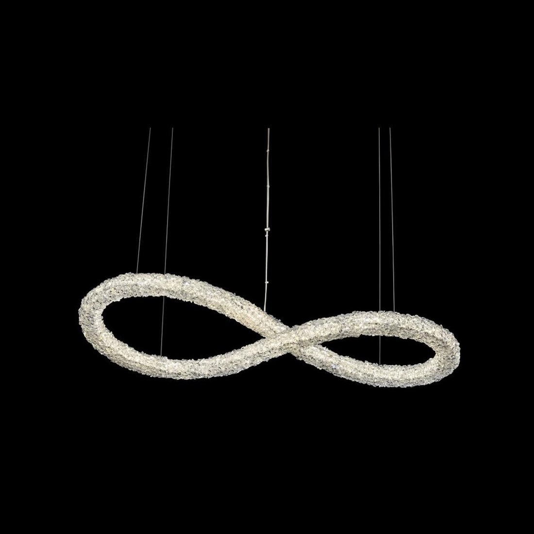 Kalco Lina 48 Inch Crystal Island Light Dimmable LED: Kalco Lina 48 Inch Crystal Island Light Dimmable LED Illuminate your space with this chic 48-inch island light, featuring stunning crystal strands that add a touch of elegance to any room. Crafted to