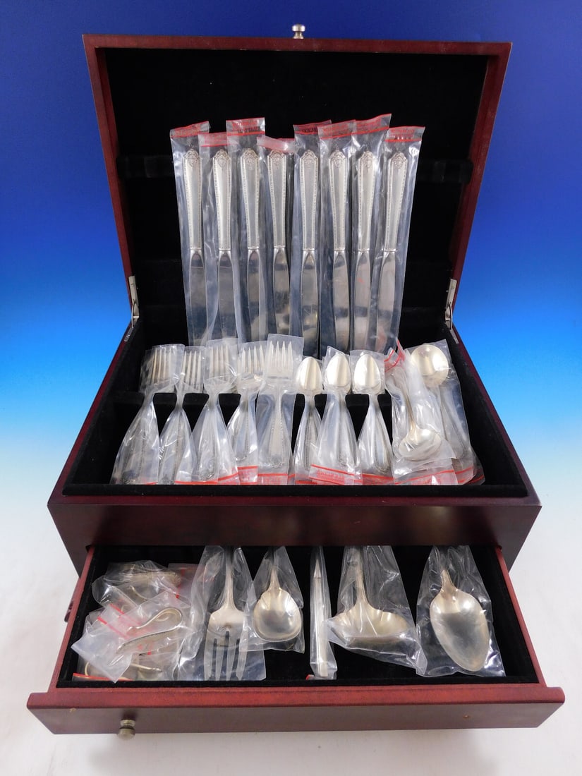 Westmorland Lady Hilton Sterling Silver Flatware Set for 8 53 pcs with Storage Chest (1 of 8)