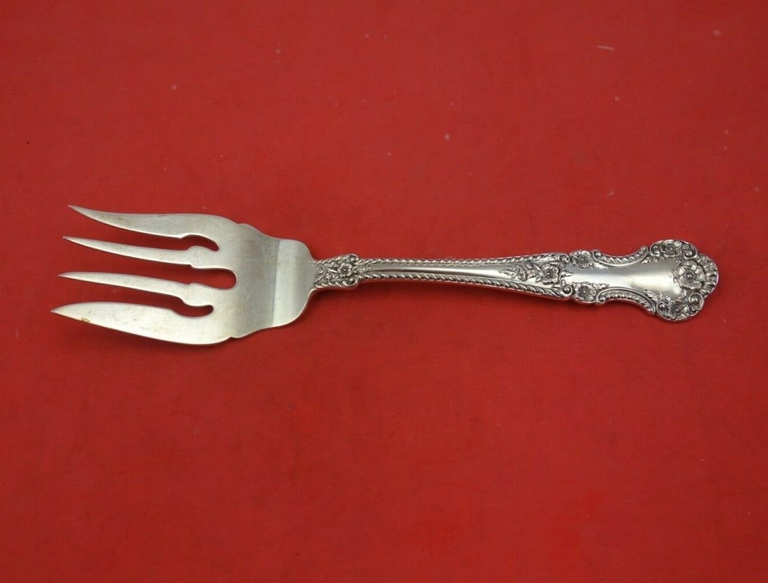 Gorham Cambridge Sterling Silver Serving Fork 8 1/4 Inch (1 of 3)