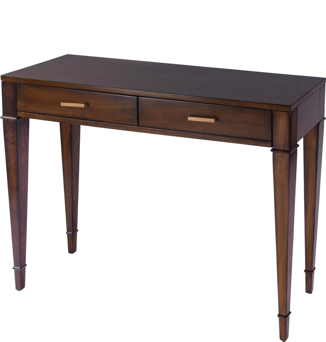 Butler Kai Cherry Console Table Mid-Century Style: Butler Kai Cherry Console Table Mid-Century Style Introducing the Antique Style Cherry Kai Console Table, a stunning addition to your home decor that embodies vintage charm. This console table