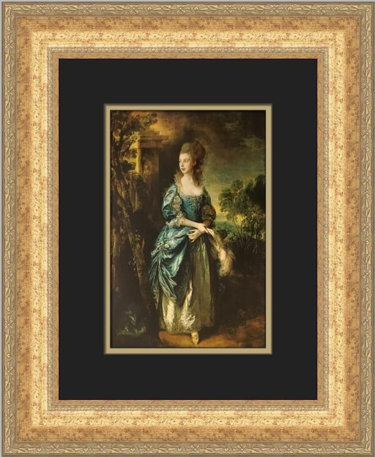 Thomas Gainsborough The Honorable Frances Duncombe Custom Framed Print 19x15 Art (1 of 2)