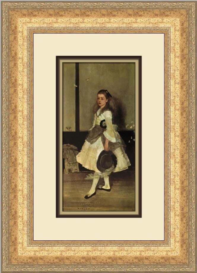 James A Whistler Portrait of Miss Cicely Alexander Custom Framed Print 1979 (1 of 2)