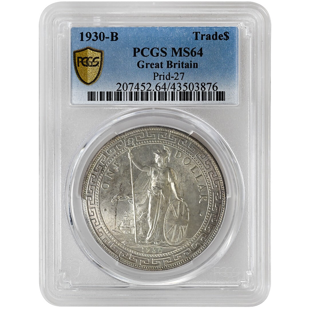 1930-B $1 Trade Dollar PCGS MS64 Uncirculated Silver Coin (1 of 4)