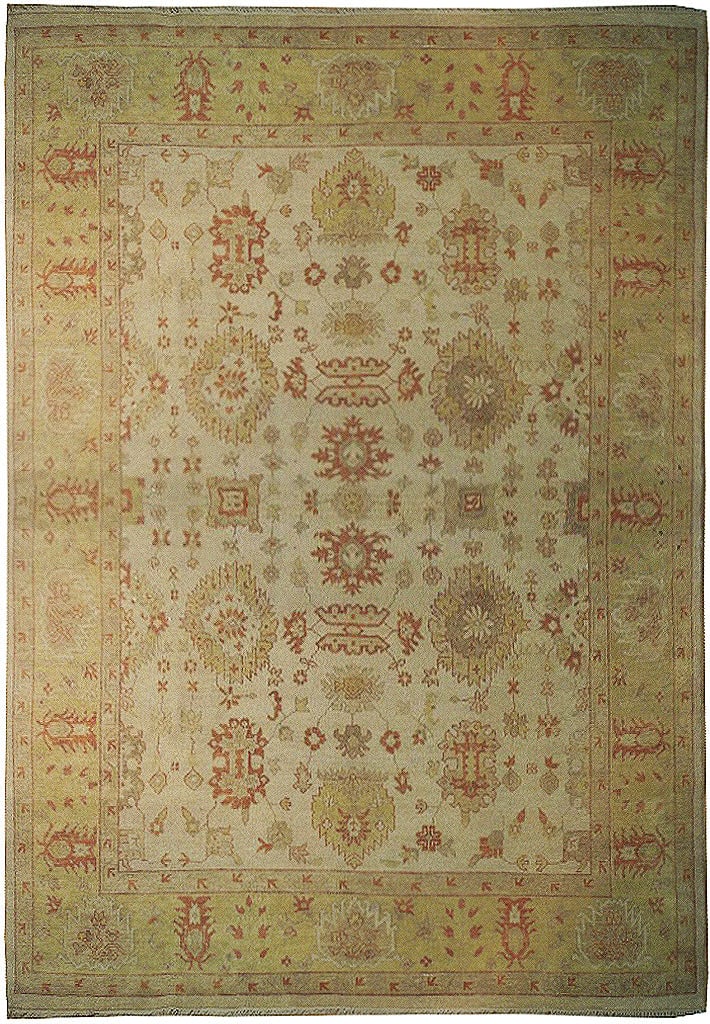 Elegant 9'2 x 12' Beige Vegetable Dyed Chobi Rug (1 of 7)