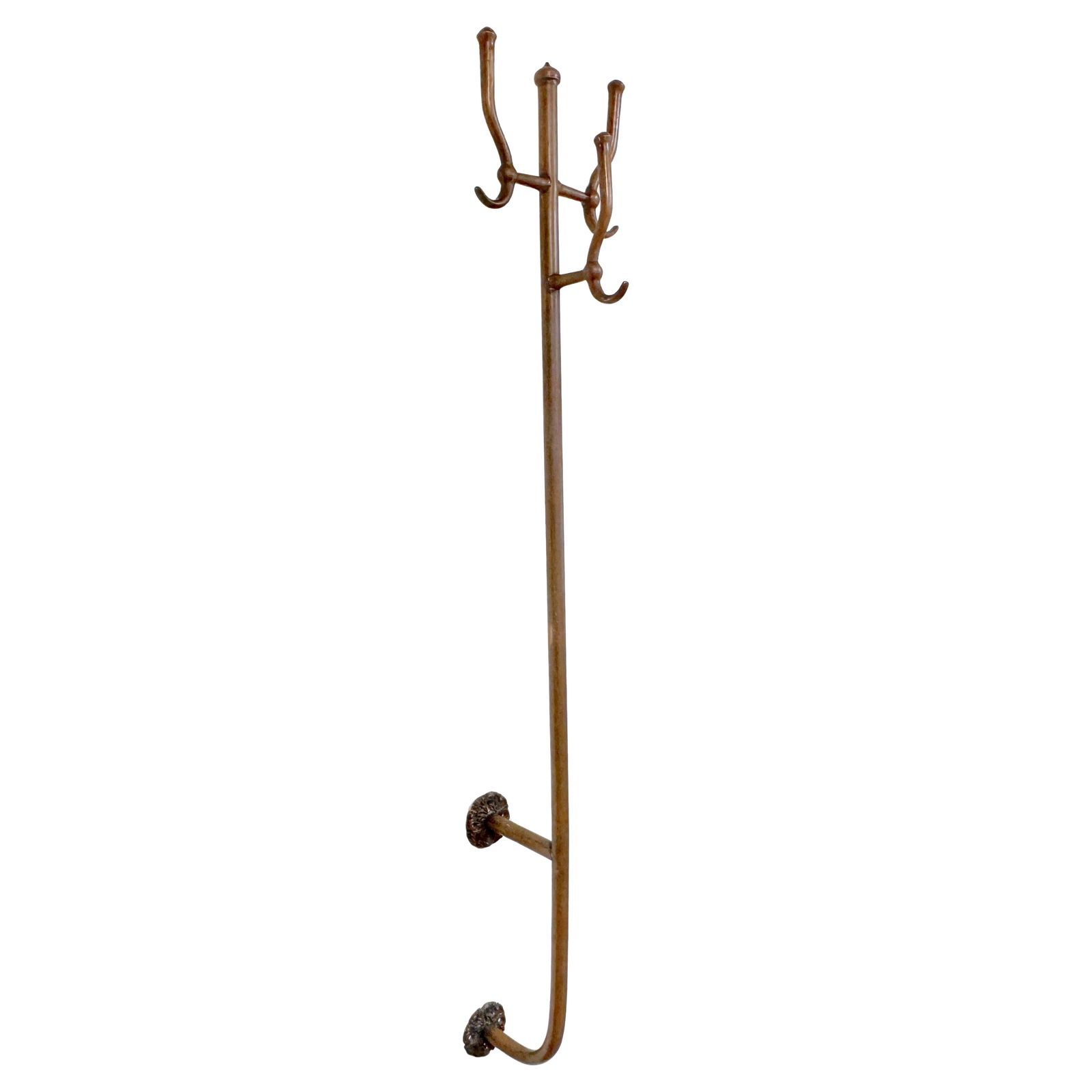 Victorian Brass Trident Coat Hat Rack Circa 1890 Antique: Victorian Brass Trident Coat Hat Rack Circa 1890 Antique Discover the elegance of this exceptional 1st Class Ship, Train, or Saloon Brass Trident Coat and Hat Rack, dating back to the 1890s. This exqu