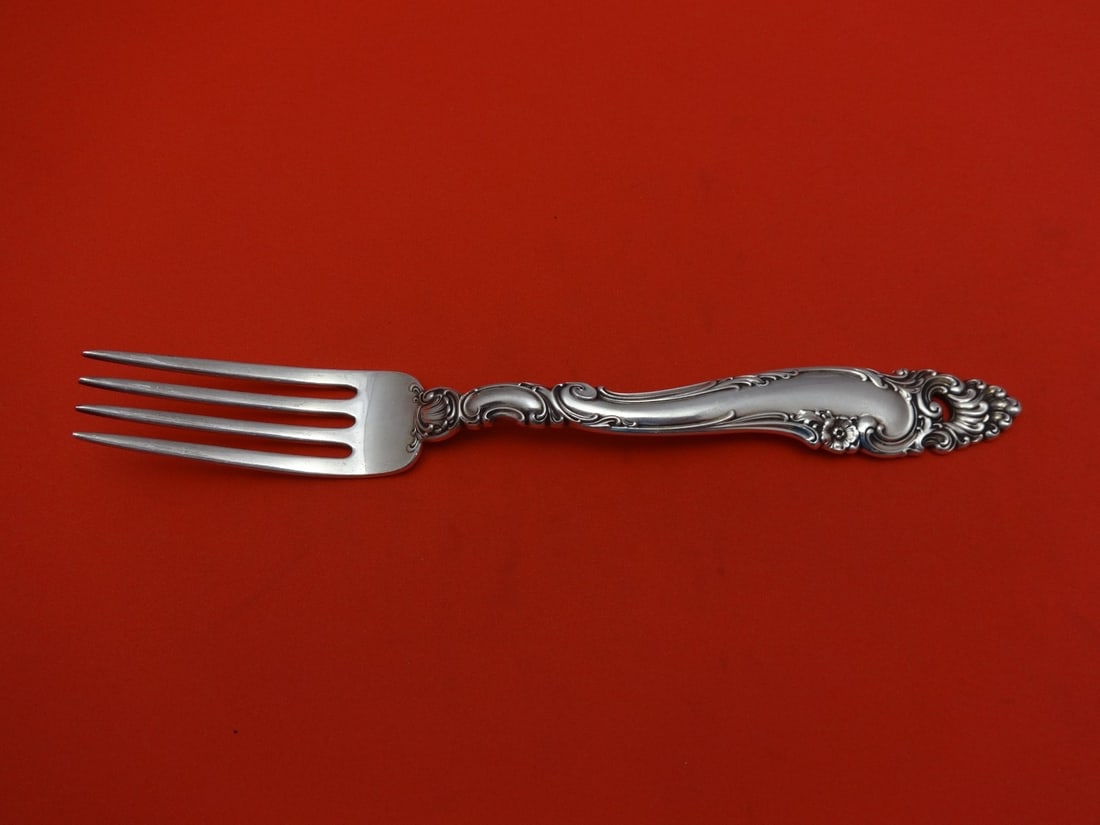 Gorham Decor Sterling Silver Regular Fork 7.25 Inch Flatware (1 of 1)