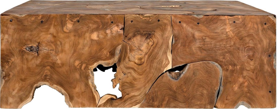 Vert Collection Teak Coffee Table Scandinavian Style 16H 47.5W 31.5D (1 of 13)