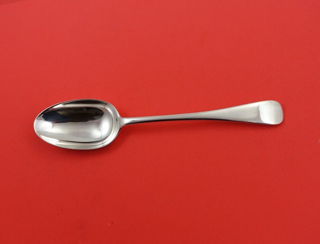 1895 Old English Sterling Silver Dinner Spoon by Josiah Williams 8 3/8 in (1 of 4)