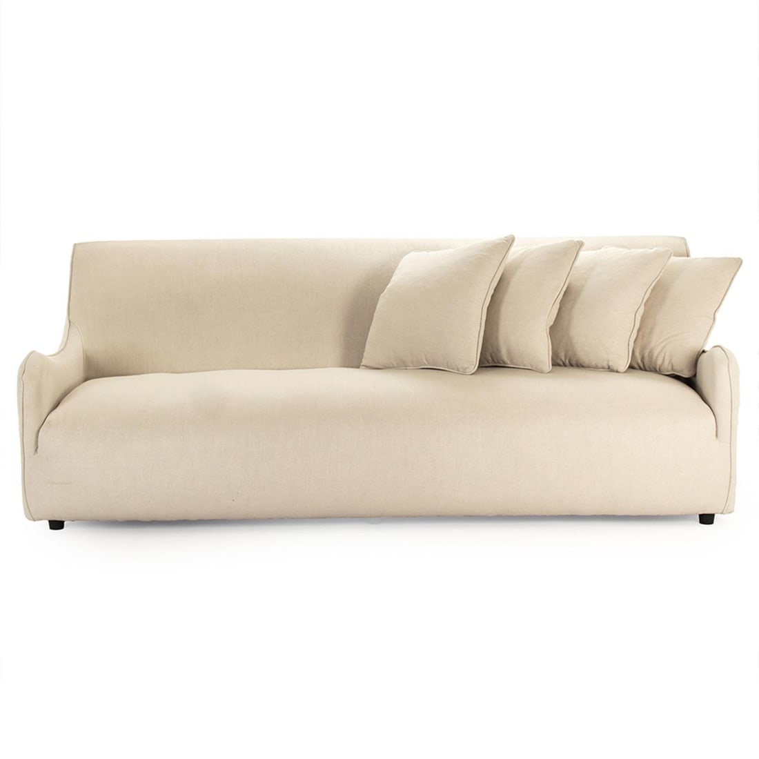 Zentique Berk Collection Cream Regency Style Sofa: Zentique Berk Collection Cream Regency Style Sofa Introducing the Luxurious Traditional Cream Sofa from the Berk Collection, a stunning addition to your living space. This sofa embodies a beautiful an