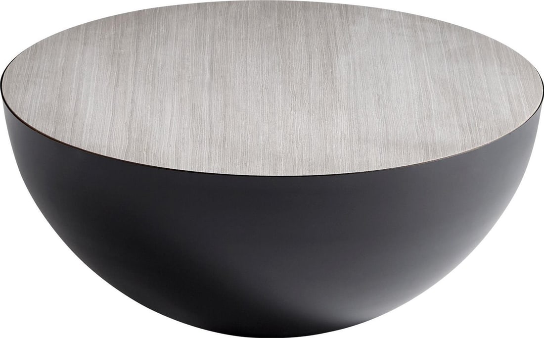 Cyan Balance Graphite Square Coffee Table with Iron Base (1 of 4)