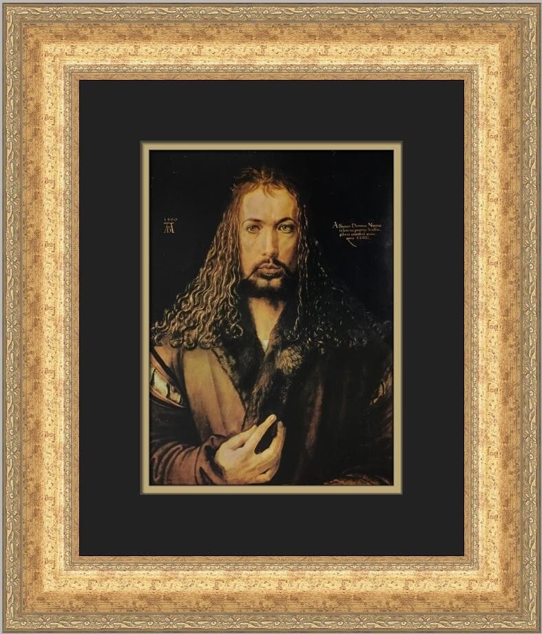 Albrecht Durer Self-Portrait Custom Framed Art Print 1978 (1 of 2)