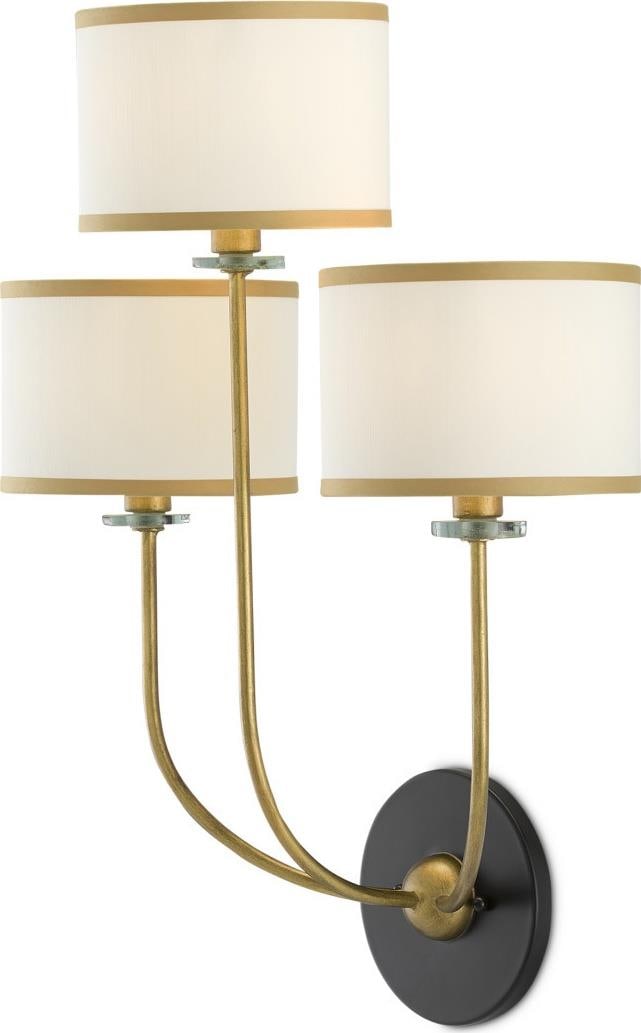 Currey Croydon Wall Sconce Brass Finish Art Nouveau UL Listed (1 of 4)