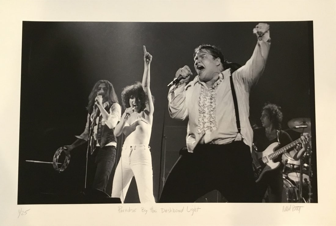 Limited Edition Giclee Signed by Neil Portnoy Paradise By The Dashboard Light: Limited Edition Giclee Signed by Neil Portnoy Paradise By The Dashboard Light This is an original limited edition giclee by Neil Portnoy titled "Meatloaf Paradise By The Dash Board Light." The artwork