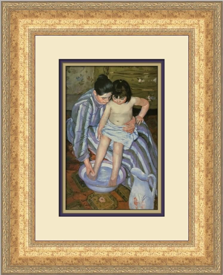 Mary Cassatt The Bath Custom Framed Print 19x15 Expressionism (1 of 2)