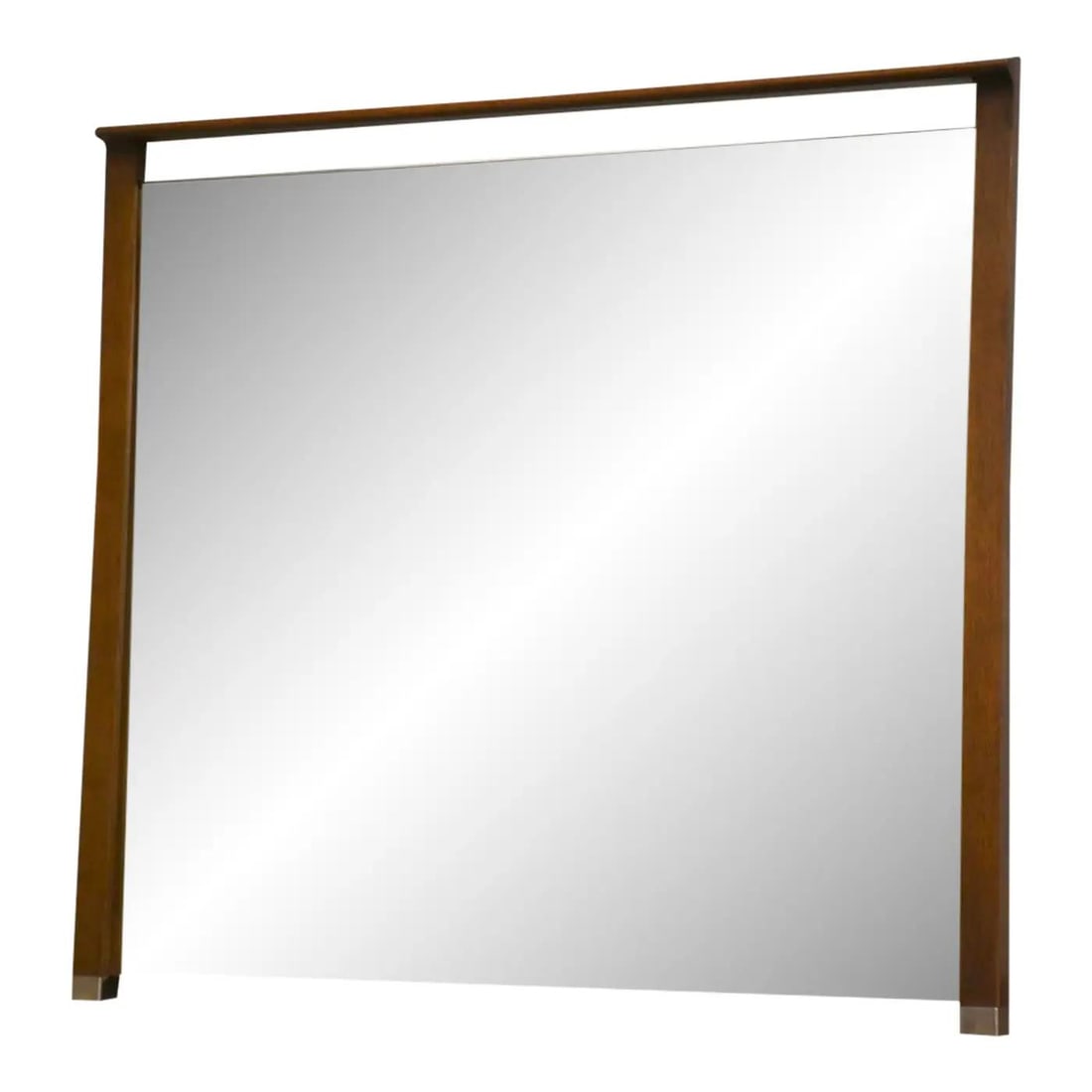 Mid-Century Modern John Van Koert Mirror Drexel Profile 38.25" x 35.5": Mid-Century Modern John Van Koert Mirror Drexel Profile 38.25" x 35.5" This stunning mid-century modern mirror, designed by John Van Koert for Drexel's Profile line, showcases timeless elegance and fu