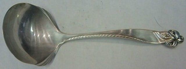 Wallace Orchid Elegance Sterling Silver Gravy Ladle 6.5 inches (1 of 2)