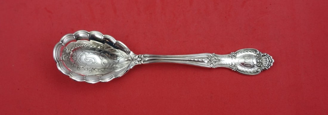 Tiffany & Co Richelieu Sterling Silver Sugar Spoon 1910 Monogrammed (1 of 2)