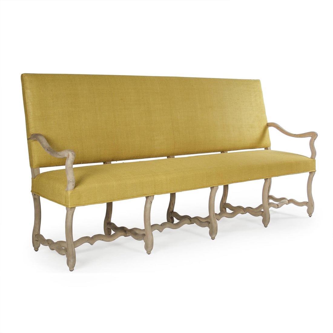 Elegant Zentique Veronike Silk Bench 90W Regency Style (1 of 1)